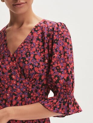 JigsawJigsaw Shadow Ditsy Tea Dress - ShopStyle