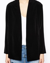 Thumbnail for your product : ASOS Blazer in Longline with Lapel detail