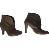 Thumbnail for your product : Gaspard Yurkievich Grey Leather Ankle boots