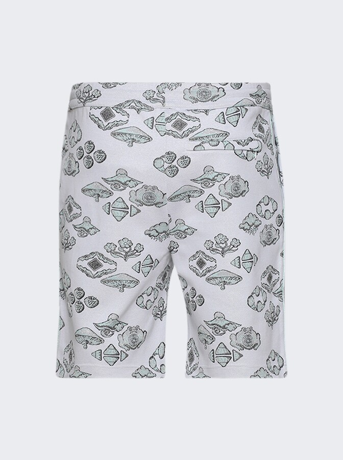 Casablanca Jacquard Track Shorts Off White