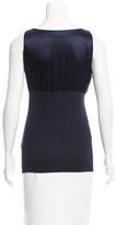 Thumbnail for your product : Brunello Cucinelli Sleeveless Satin Top