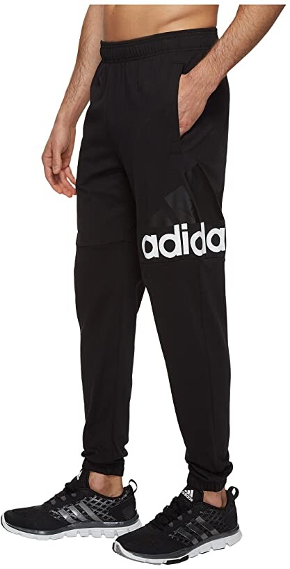 adidas Essentials Logo Single Jersey Tapered Pants - ShopStyle