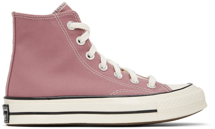 pink low top chucks