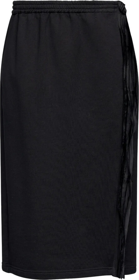 MM6 MAISON MARGIELA Cotton Jersey Midi Skirt