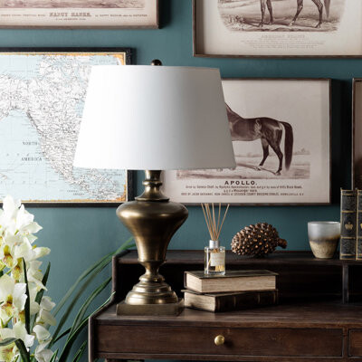 Park Hill Collection Hensworth Cast Aluminum Lamp