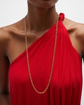 Thumbnail for your product : Elizabeth Locke Cortina 19k Gold Link Necklace, 31"L