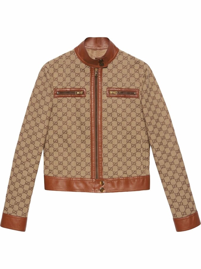 Gucci Women's Leather & Faux Leather Jackets | ShopStyle