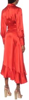 Thumbnail for your product : Zimmermann Silk satin wrap dress