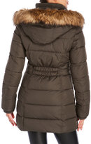 Thumbnail for your product : Laundry by Design Faux Fur Trim Hooded Puffer Coat
