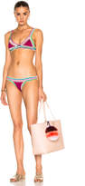 Thumbnail for your product : Kiini Coco Bikini Top in Fuchsia Multi | FWRD