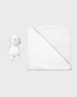 Louelle Hooded Towel And Bunny
