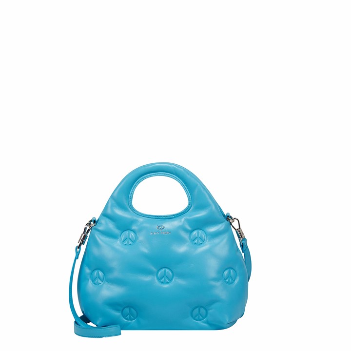 Katy Perry Handbags THE Nadia Peace Sign Puffy Grab - ShopStyle Bags