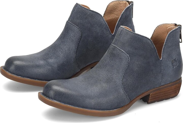 Børn Kerri Women's Dress Zip Boots Dark Blue : 6 M (B) Leather