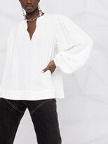 Thumbnail for your product : Closed Pleated-Bib Blouse