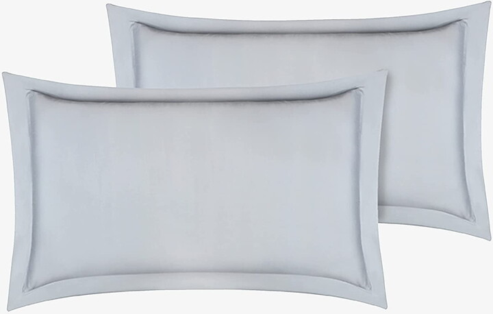 A1 Home Collections A1HC 100% Organic Cotton Pillow sham, 300 Thread Count, 2-Piece GOTS Certified , Fair Trade Certified, Soft & Silky Sateen Weave