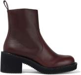 Thumbnail for your product : Jil Sander Navy Shearling-lined Leather Ankle Boots