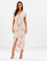 Thumbnail for your product : Gracious Drape Front Printed Dress