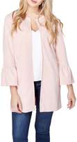 Thumbnail for your product : Yumi London Trumpet Sleeve Open Front Jacket