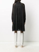 Thumbnail for your product : Lala Berlin Kufiya embroidered long sleeve dress