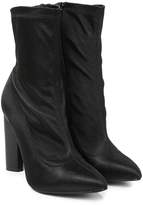 Thumbnail for your product : Nasty Gal Step Forward Satin Boot