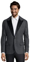 Thumbnail for your product : Dolce & Gabbana grey melange virgin wool blend 'Fugey' 2-button front blazer