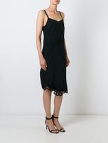 Thumbnail for your product : Victoria Beckham embroidered hem cami dress - women - Silk/Cotton/Acetate - 8
