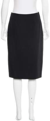 Calvin Klein Collection Wool Knee-Length Skirt