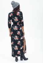 Thumbnail for your product : Forever 21 smocked rose print dress