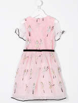 Thumbnail for your product : Simonetta ballerinas embroidered dress