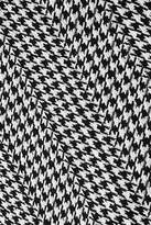 Thumbnail for your product : Versace Houndstooth Cotton-blend Bustier Top - Black