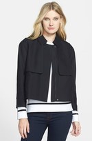 Thumbnail for your product : Classiques Entier Trench Detail Crop Jacket