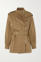 Thumbnail for your product : Victoria Beckham Belted Cotton-blend Twill Trench Coat