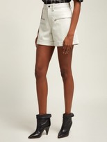 Thumbnail for your product : Isabel Marant Cedar Leather Shorts - White