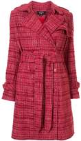 Thumbnail for your product : Paule Ka tweed check trench coat