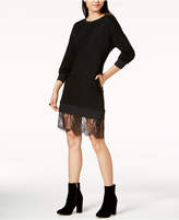 Thumbnail for your product : MinkPink Lace-Hem Sweatshirt Dress