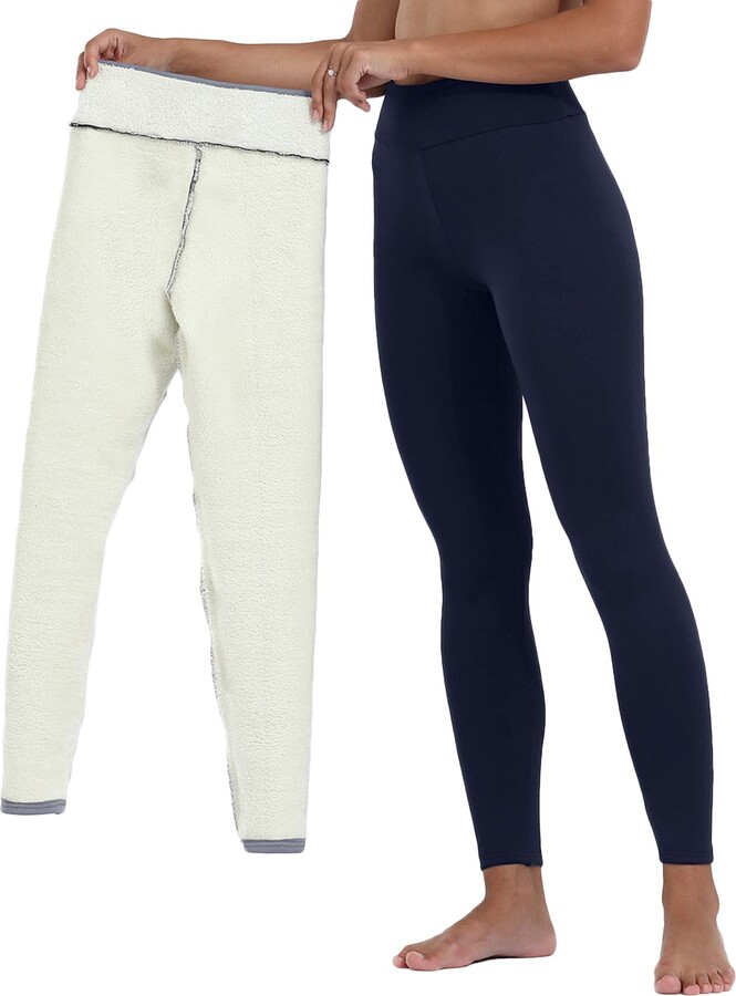 FeMereina Women's Fleece Lined Winter Leggings ShopStyle