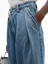 Thumbnail for your product : Acne Studios Pakita High-rise Pleated Wide-leg Jeans - Womens - Denim