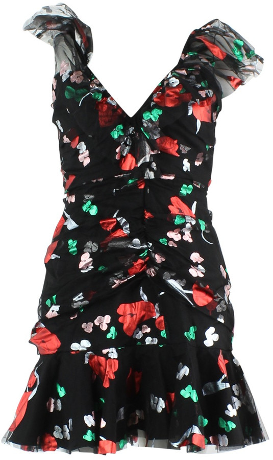 synthetic one piece dress