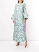 Thumbnail for your product : Bambah Zeynab scale print kaftan dress