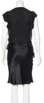Thumbnail for your product : L'Agence Silk Draped Dress