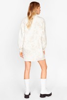 Thumbnail for your product : Nasty Gal Womens Long Sleeve Tie Dye Mini Shirt Dress - Beige - 12