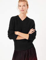 Thumbnail for your product : M&S CollectionMarks and Spencer Textured V-Neck Jumper