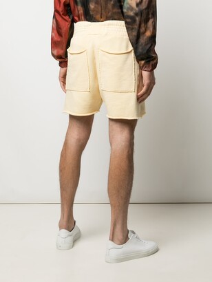 LES TIEN Yacht patch-pocket cotton shorts