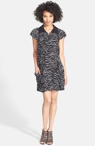 Thumbnail for your product : Kensie 'Cheetah Zebra' French Terry Dress