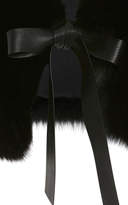 Thumbnail for your product : Elie Saab Leather And Fox Fur Stole