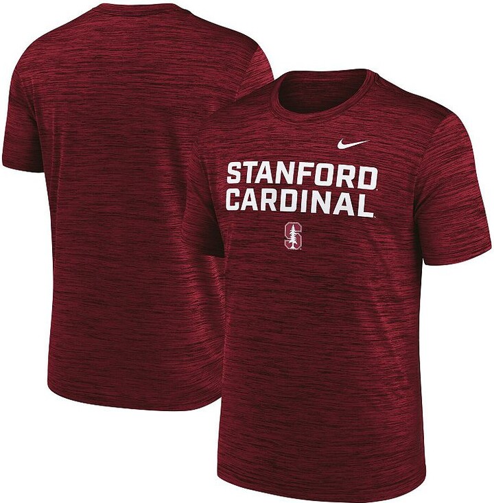 Men's Nike Cardinal Stanford Cardinal Campus Center Stack Velocity Performance T-Shirt