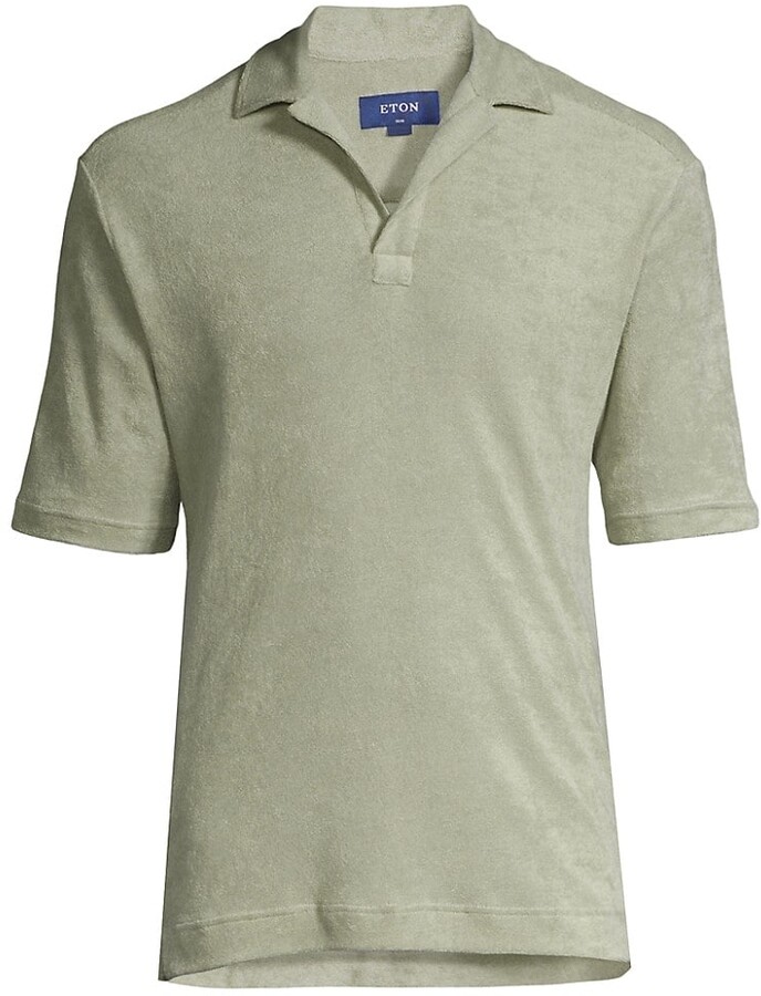 Terry Cloth Polo Shirt | Shop the world's largest collection of 