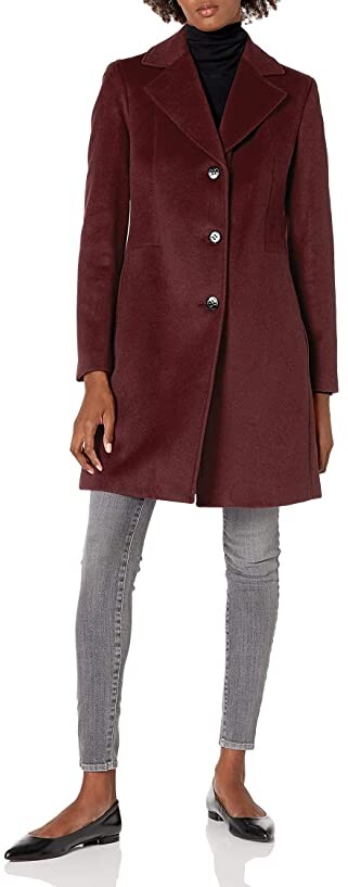 Calvin Klein Wool Coat Women | ShopStyle
