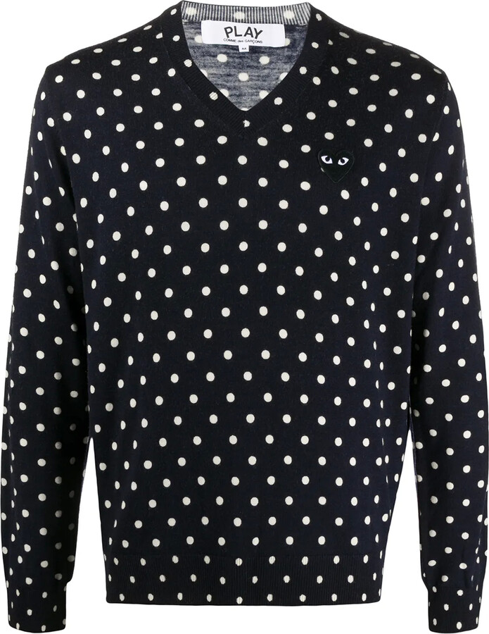 Polka dot sweatshirt mens Clearance