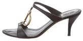 Thumbnail for your product : Christian Dior Logo Slide Sandals